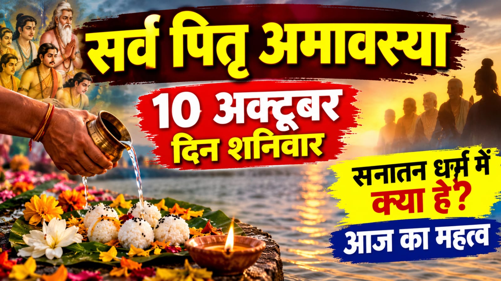 सर्व पितृ अमावस्या,10 अक्टूबर दिन शनिवार, सनातन धर्म में क्या है, आज का महत्व
